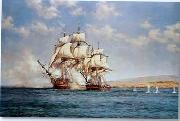 unknow artist Seascape, boats, ships and warships. 37 France oil painting artist